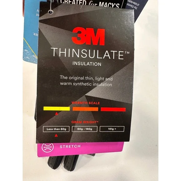 Isotoner smartDRI smartTouch Gloves Women S/M Black Thinsulate - Picture 3 of 5